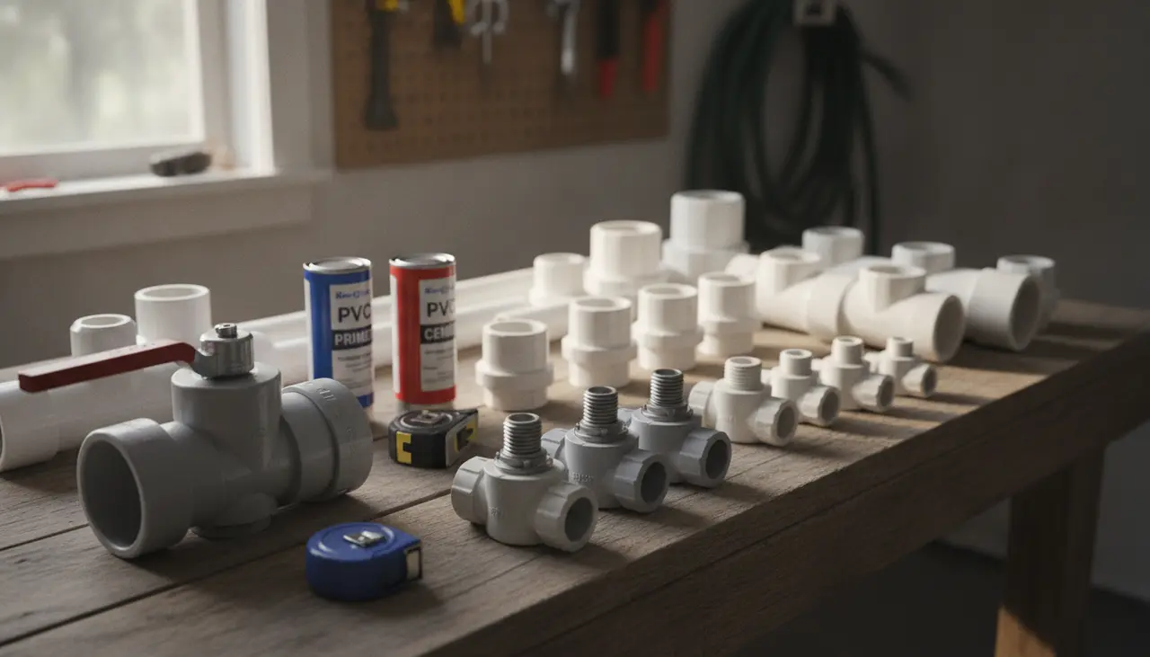 Essential PVC Fittings Every DIY Heater Needs: A Pool Plumbing Fittings Guide visual summary