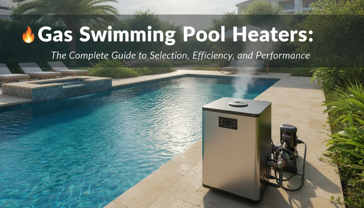 Gas Swimming Pool Heaters: The Complete Guide to Selection, Efficiency, and Performance visual summary