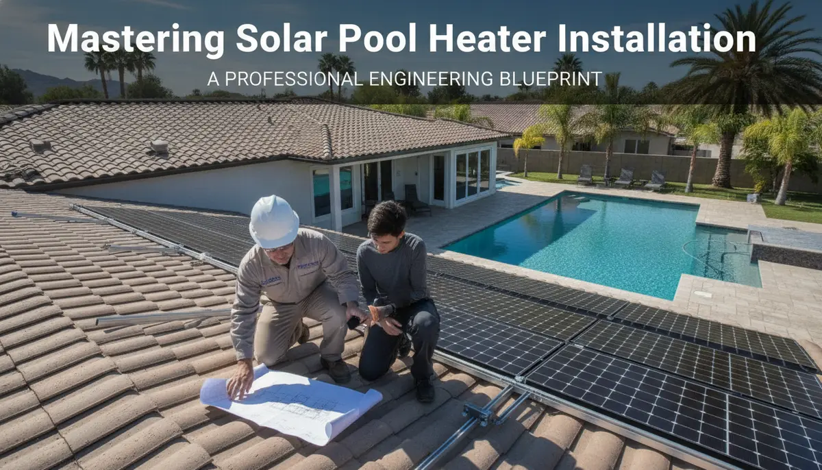Mastering Solar Pool Heater Installation: A Professional Engineering Blueprint visual summary