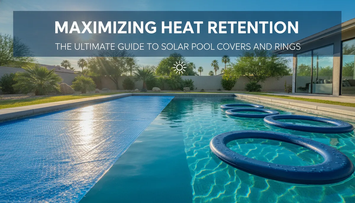 Maximizing Heat Retention: The Ultimate Guide to Solar Pool Covers and Rings visual summary