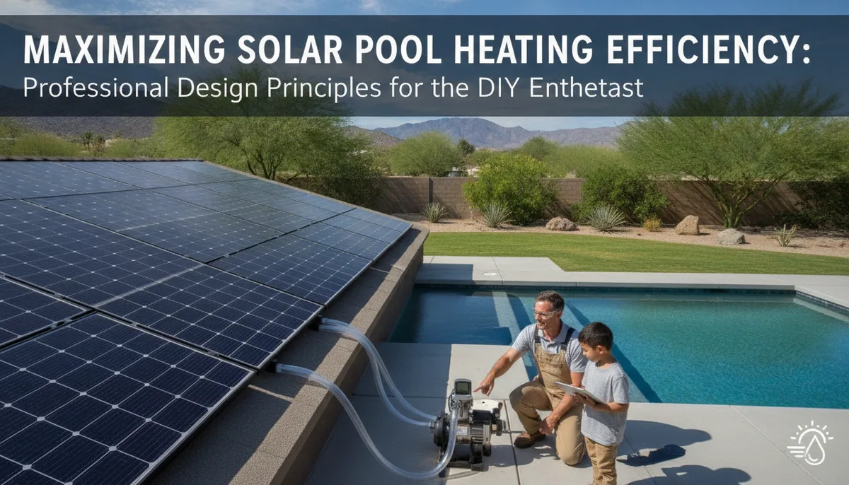 Maximizing Solar Pool Heating Efficiency: Professional Design Principles for the DIY Enthusiast visual summary