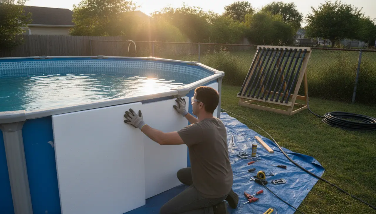 Stop Heat Loss: How to Insulate Above Ground Pool Walls for DIY Heaters visual summary